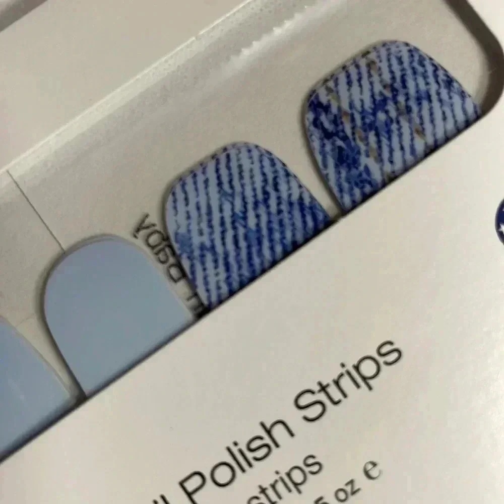 Color Street Blue Jean Baby Press On Nails 100% Real Polish New Unopened